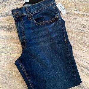 Old Navy Men's Dark Blue Slim Jeans